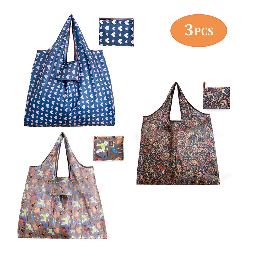 Trader Joe's Reusable Canvas Shopping Bag Pickles Print Grocery Eco Bag  ⚡LIMITED